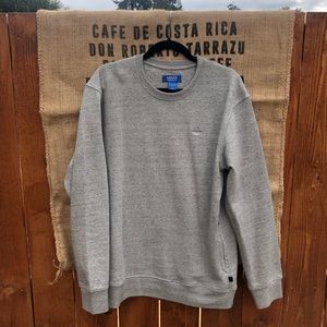 Adidas Pullover Crew Neck Sweatshirt With Pockets Size Large